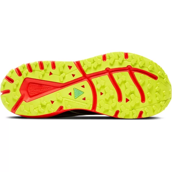 Brooks Mens Divide 5 Trail Running ShoeBlackCherryLime