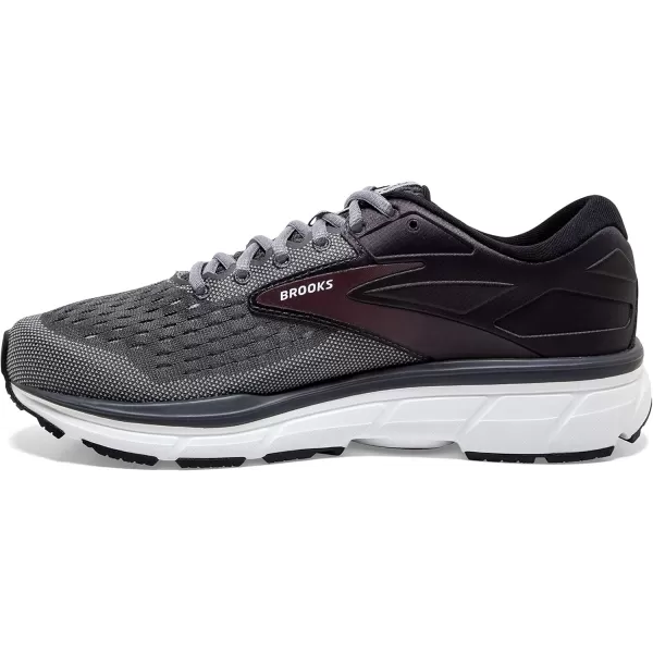 Brooks Mens Dyad 11 Running ShoeBlackened PearlAlloyRed