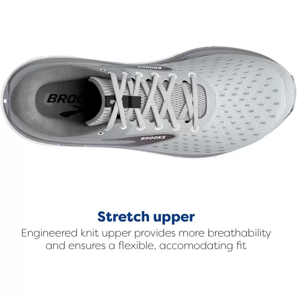 Brooks Mens Dyad 11 Running ShoeGreyBlackWhite