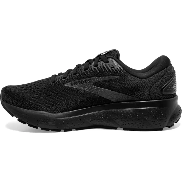 Brooks Mens Ghost 16 Neutral Running ShoeBlackBlackEbony