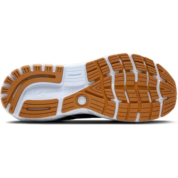 Brooks Mens Ghost 16 Neutral Running ShoeBlackBlackened PearlWhite
