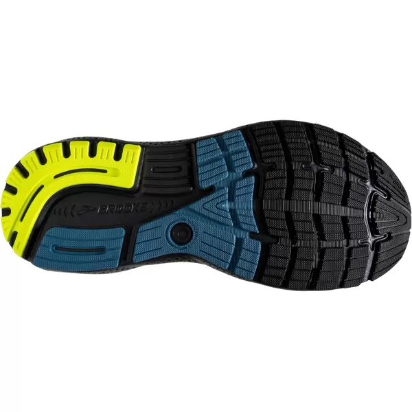 Brooks Mens Ghost 16 Neutral Running ShoeBlackEbonyBlue