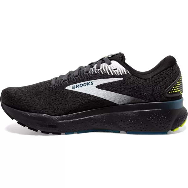 Brooks Mens Ghost 16 Neutral Running ShoeBlackEbonyBlue