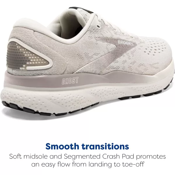 Brooks Mens Ghost 16 Neutral Running ShoeCoconutChateauForged Iron