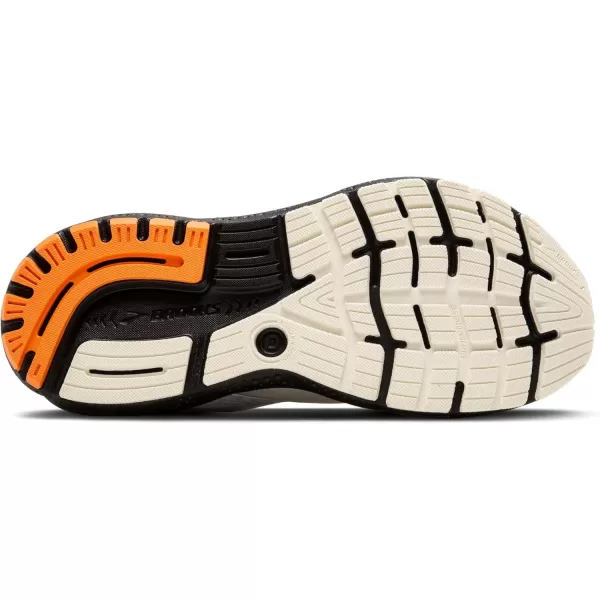 Brooks Mens Ghost 16 Neutral Running ShoeEcruOrangeBlack