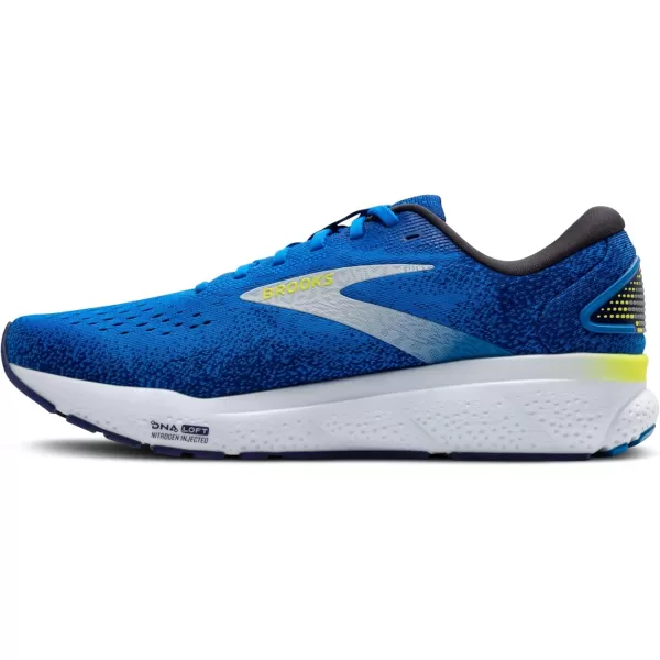 Brooks Mens Ghost 16 Neutral Running ShoeElectric BlueNavyLemon