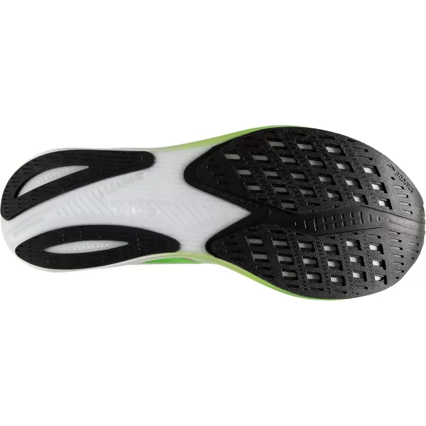 Brooks Mens Hyperion Neutral Running ShoeGreen GeckoRed OrangeWhite