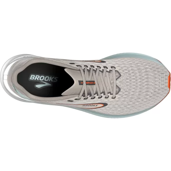 Brooks Mens Hyperion Neutral Running ShoeGreySkylightRed Orange