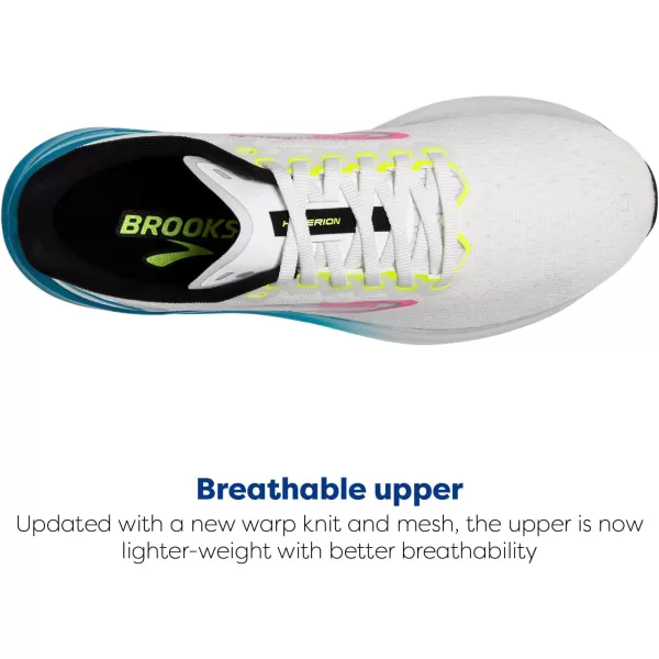 Brooks Mens Hyperion Neutral Running ShoeWhiteBluePink