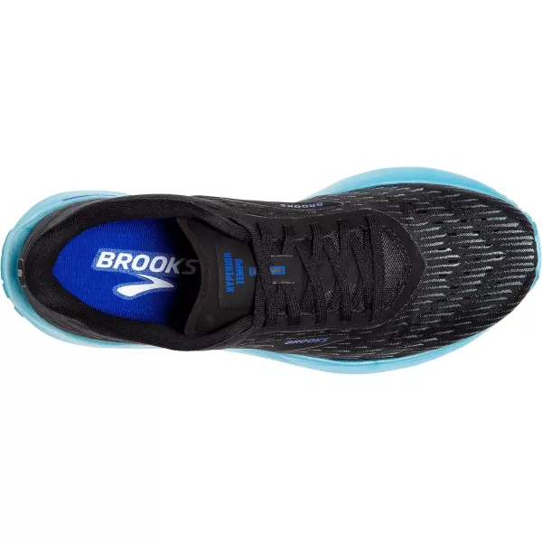 Brooks Mens Hyperion Tempo Road Running ShoeBlackIced AquaBlue