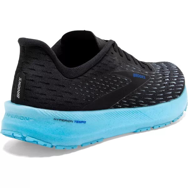 Brooks Mens Hyperion Tempo Road Running ShoeBlackIced AquaBlue
