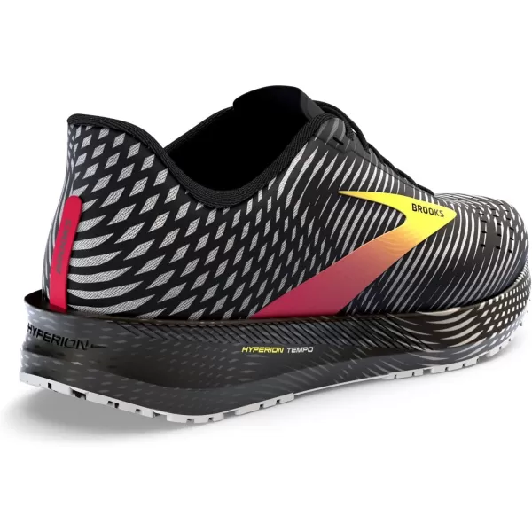 Brooks Mens Hyperion Tempo Road Running ShoeBlackPinkYellow