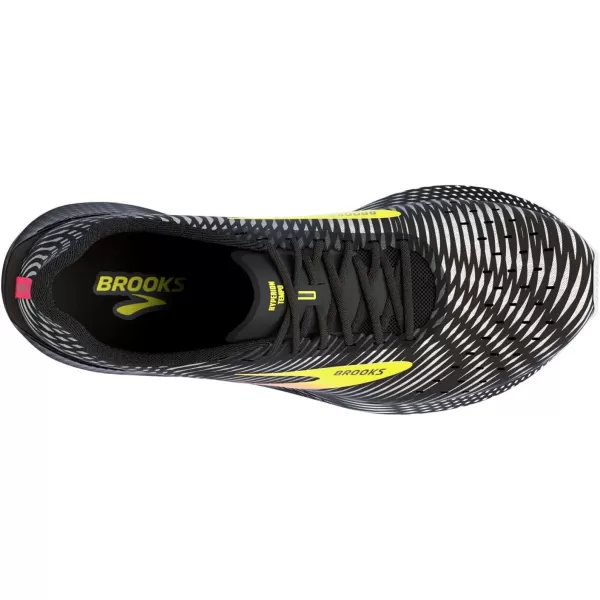 Brooks Mens Hyperion Tempo Road Running ShoeBlackPinkYellow