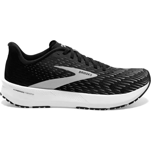 Brooks Mens Hyperion Tempo Road Running ShoeBlackSilverWhite
