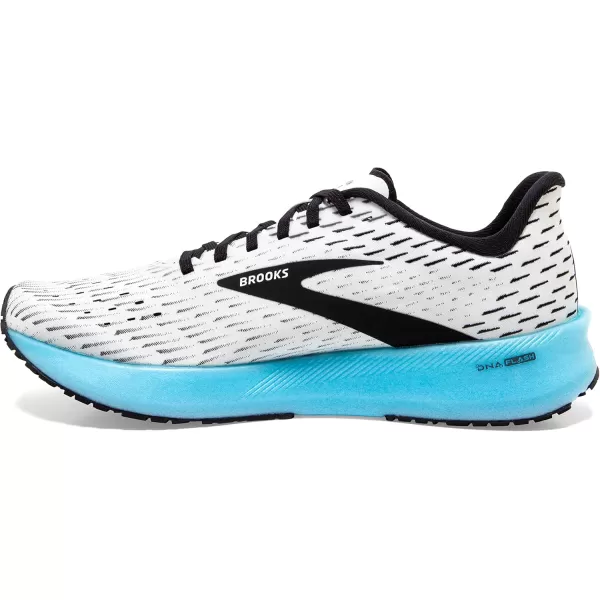 Brooks Mens Hyperion Tempo Road Running ShoeWhiteBlackIced Aqua