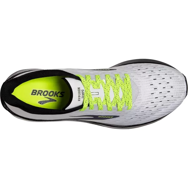 Brooks Mens Hyperion Tempo Road Running ShoeWhiteNightlifeBlack