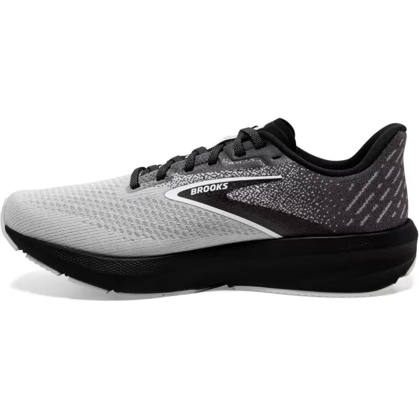 Brooks Mens Launch 10 Neutral Running ShoeBlackBlackened PearlWhite
