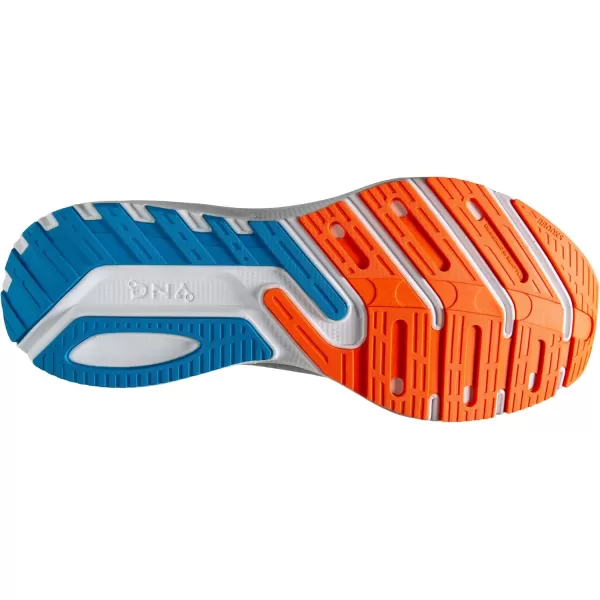 Brooks Mens Launch 10 Neutral Running ShoeBlackGreyOrange Clown Fish