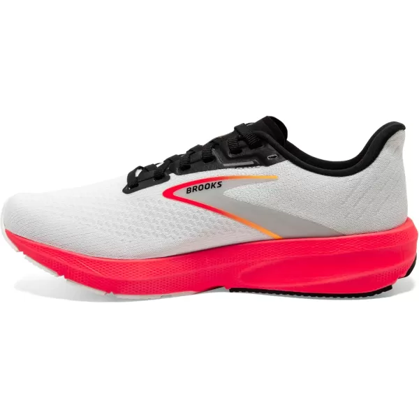 Brooks Mens Launch 10 Neutral Running ShoeBlue Black Fiery Coral