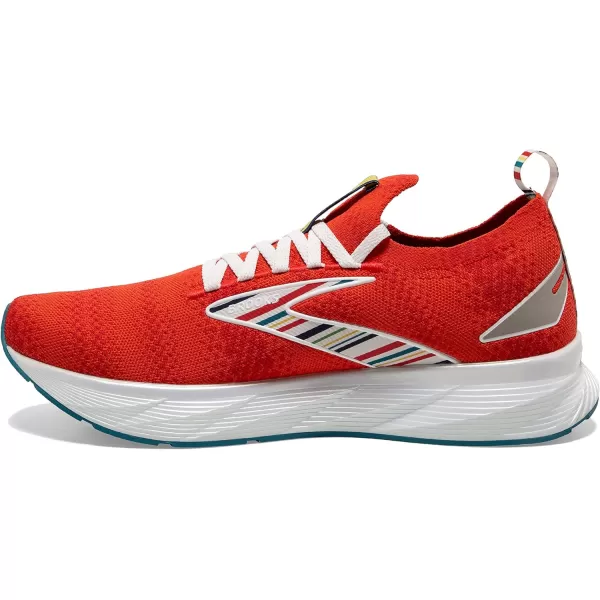Brooks Mens Levitate Stealthfit 6 Neutral Running ShoeRedWhiteBlue
