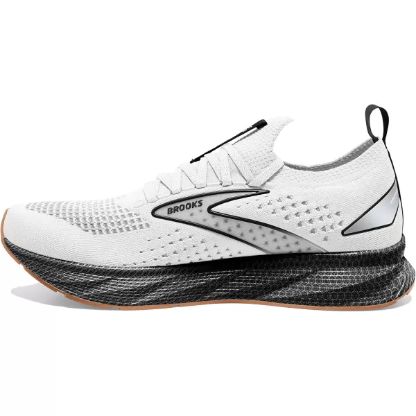Brooks Mens Levitate Stealthfit 6 Neutral Running ShoeWhiteBlack