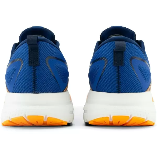 Brooks Mens Trace 3 Neutral Running ShoeBlue Peacoat Orange