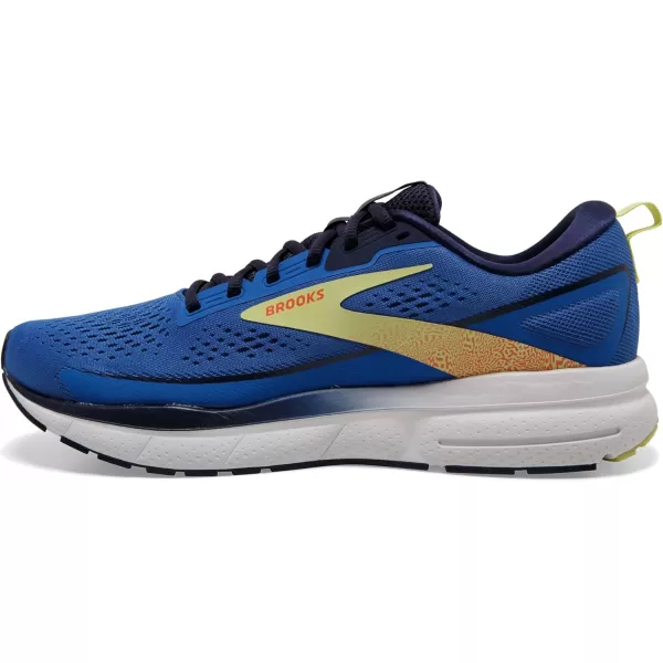 Brooks Mens Trace 3 Neutral Running ShoeBluePeacoatYellow
