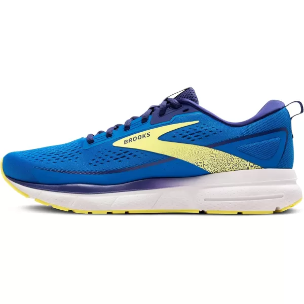 Brooks Mens Trace 3 Neutral Running ShoeElectric BlueNavyLemon