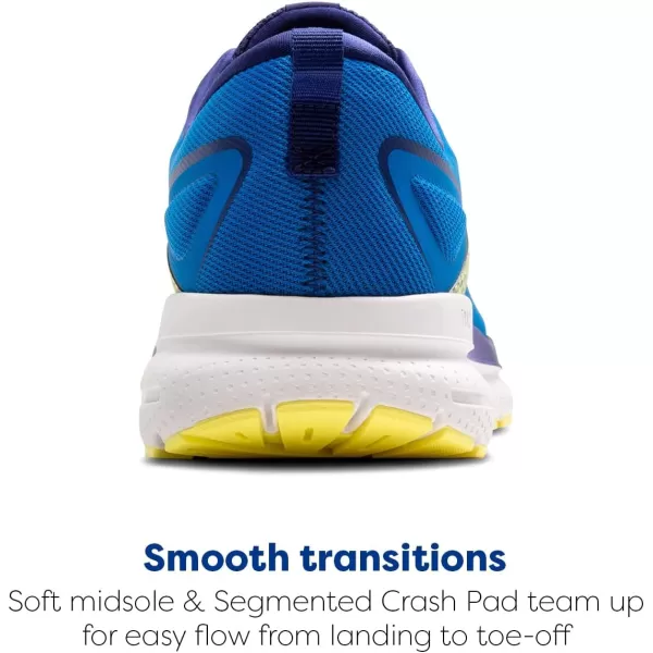 Brooks Mens Trace 3 Neutral Running ShoeElectric BlueNavyLemon