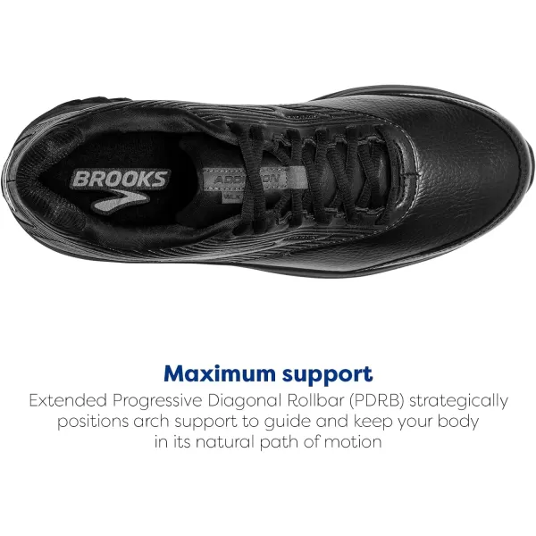 Brooks Womens Addiction Walker 2 Walking ShoeBlackBlack