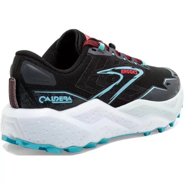 Brooks Womens Caldera 7 Trail Running ShoeBlack Ebony Bluefish