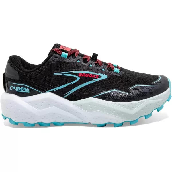 Brooks Womens Caldera 7 Trail Running ShoeBlack Ebony Bluefish