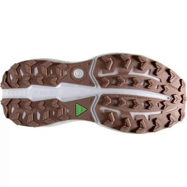 Brooks Womens Caldera 7 Trail Running ShoeChateau GreyWhite Sand