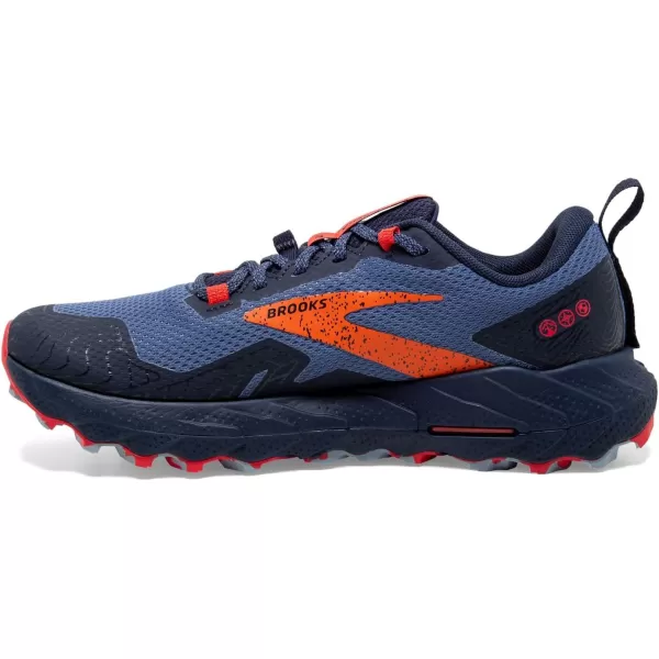 Brooks Womens Cascadia 17 GTX Waterproof Trail Running ShoeNavyBittersweetPeacoat