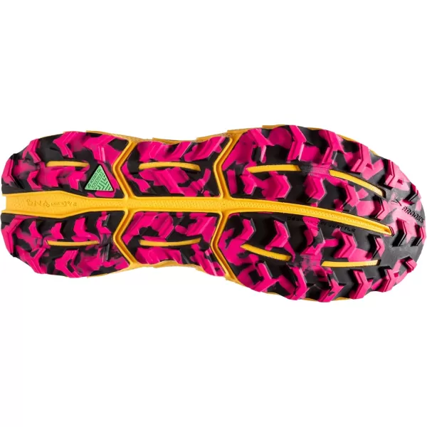 Brooks Womens Cascadia 17 Trail Running ShoeDiva PinkBlackLemon Chrome