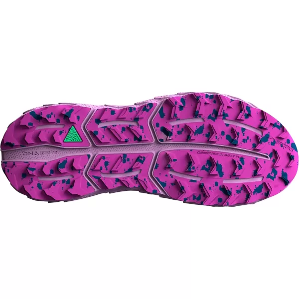 Brooks Womens Cascadia 17 Trail Running ShoeNavyPurpleViolet