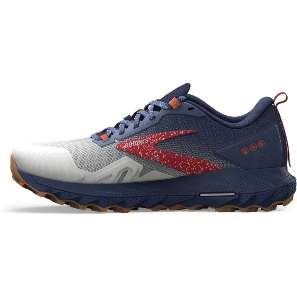 Brooks Womens Cascadia 17 Trail Running ShoeWhiteNavyBittersweet