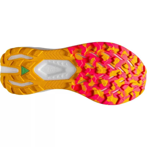 Brooks Womens Catamount 3 Trail Running ShoeBlackDiva PinkLemon Chrome