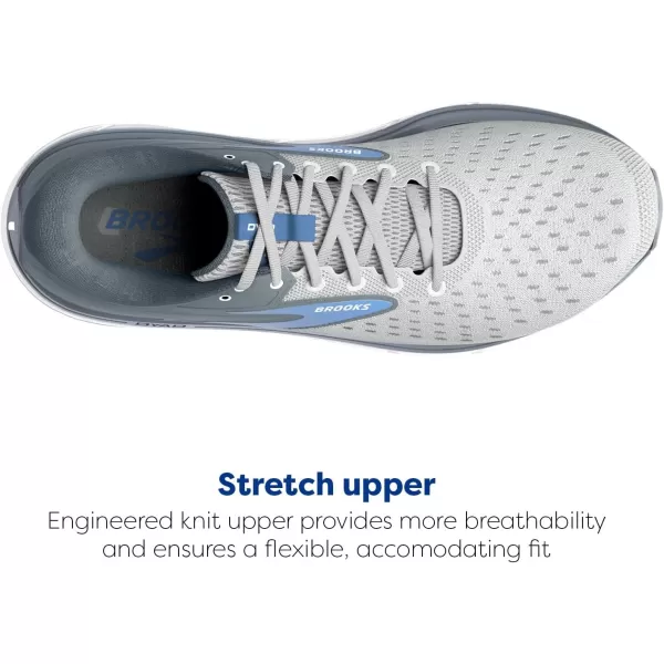 Brooks Womens Dyad 11 Running ShoeGreyWhiteBlue
