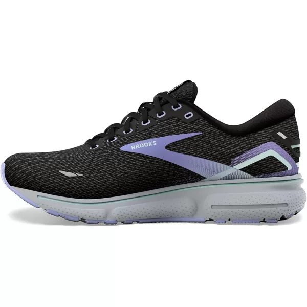 Brooks Womens Ghost 15 Neutral Running ShoeBlackJacarandaSalt