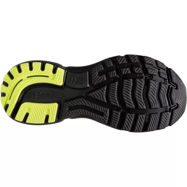 Brooks Womens Ghost 15 Neutral Running ShoeBlackLime