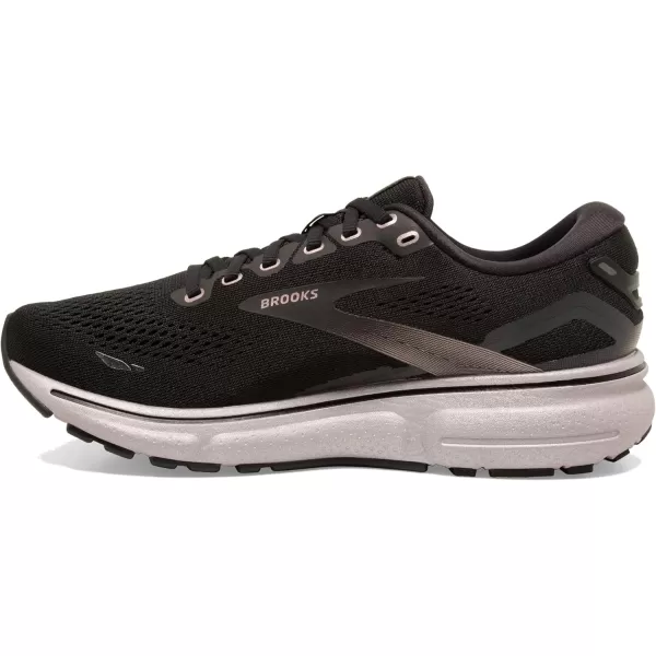 Brooks Womens Ghost 15 Neutral Running ShoeBlackRosegold