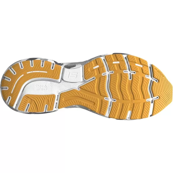 Brooks Womens Ghost 15 Neutral Running ShoeBlancGraySunflower
