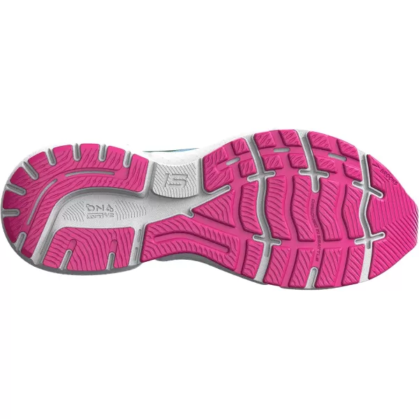Brooks Womens Ghost 15 Neutral Running ShoeBlue BellBlackPink