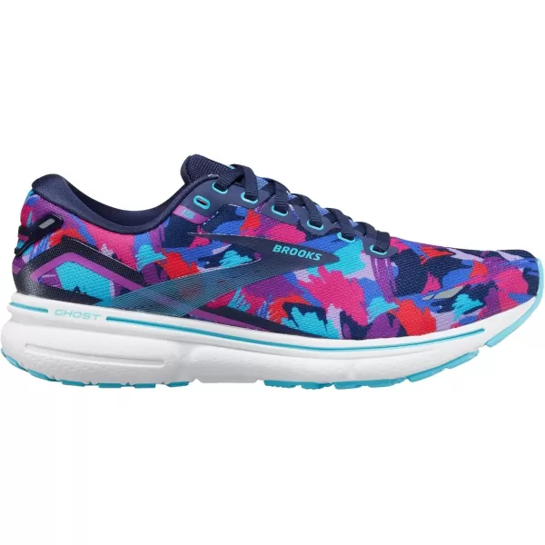 Brooks Womens Ghost 15 Neutral Running ShoeBlueEclipsePurple
