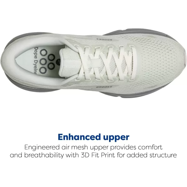 Brooks Womens Ghost 15 Neutral Running ShoeBlueWhite