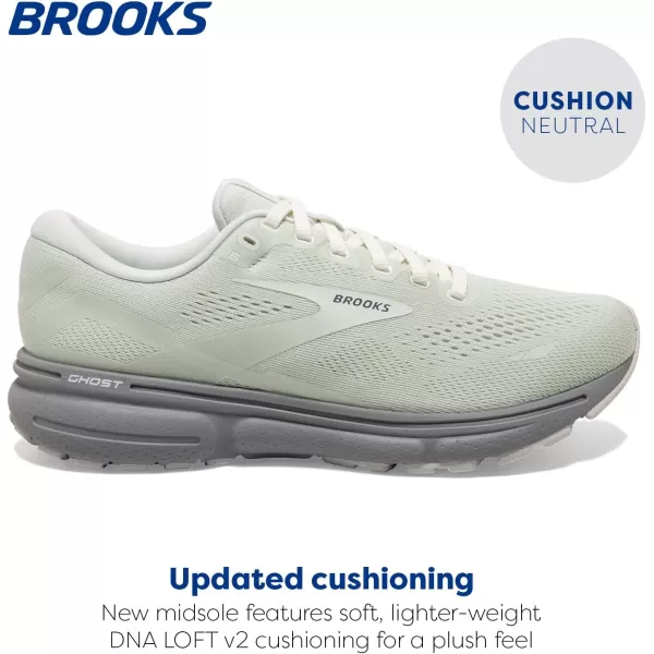 Brooks Womens Ghost 15 Neutral Running ShoeBlueWhite