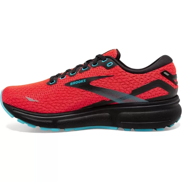 Brooks Womens Ghost 15 Neutral Running ShoeCoralBlackBlue