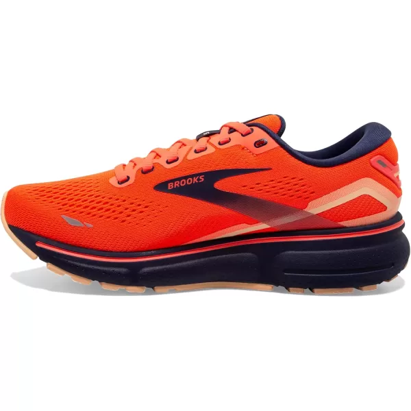 Brooks Womens Ghost 15 Neutral Running ShoeCoralNavyPeach
