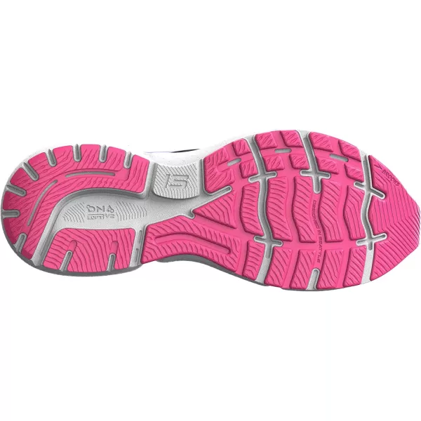 Brooks Womens Ghost 15 Neutral Running ShoeEbonyOpen AirLilac Rose